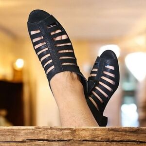 Marbella Black Dressy Sandals Strappy Size 9 Worn 1 Time